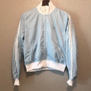 Vintage Polo Jeans CO. Ralph Lauren baby blue windbreaker